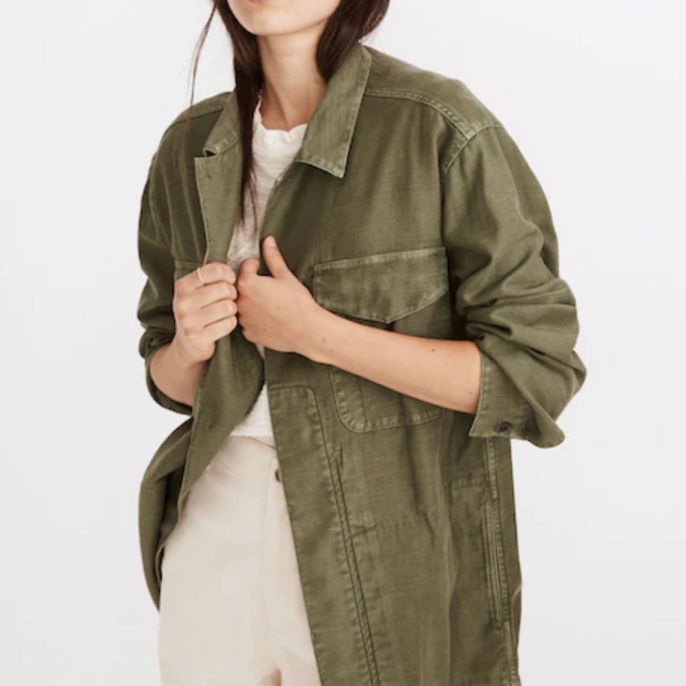 Madewell Utility Jacket in Olive